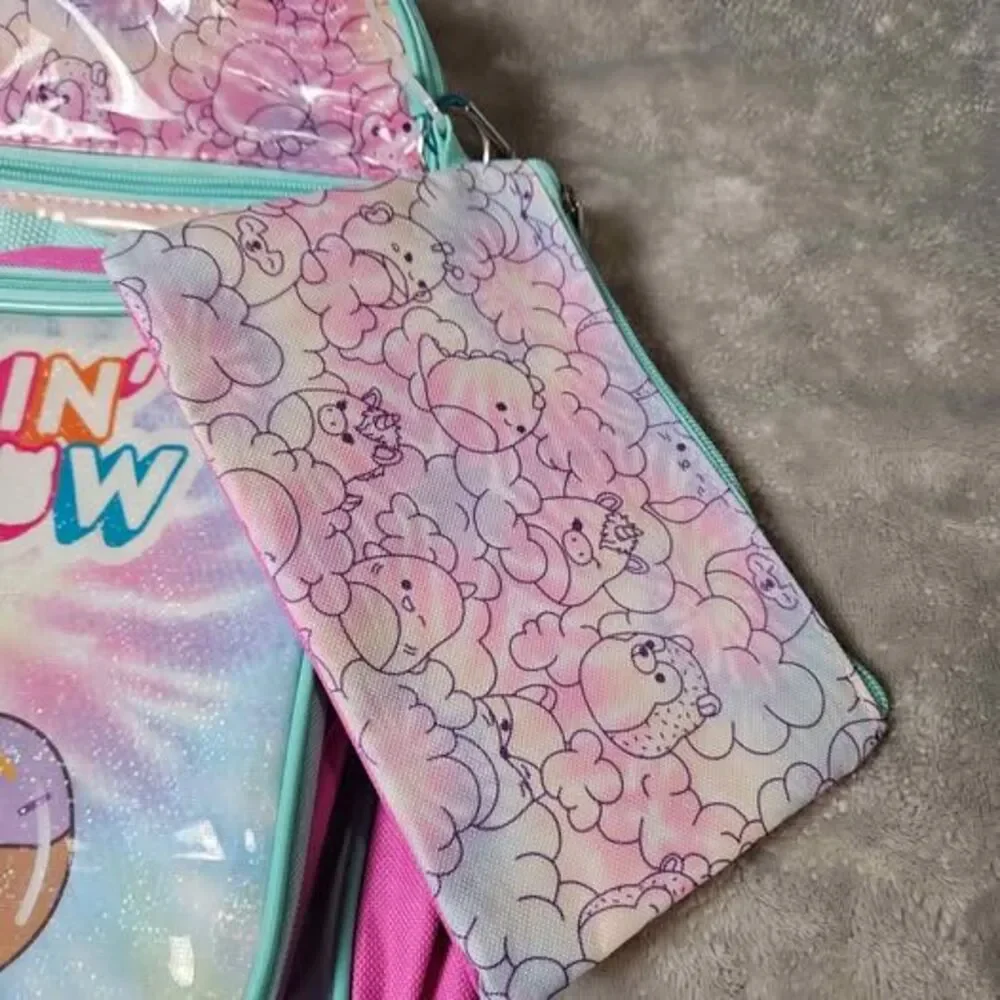 Feelin’ Mallow Kids Backpack + Matching Pouch Pastel Unicorn